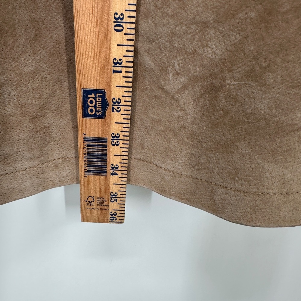 Newport Harbor Mens XXL Tan Brown Genuine Suede Leather Car Coat Jacket Tailored - Picture 10 of 10